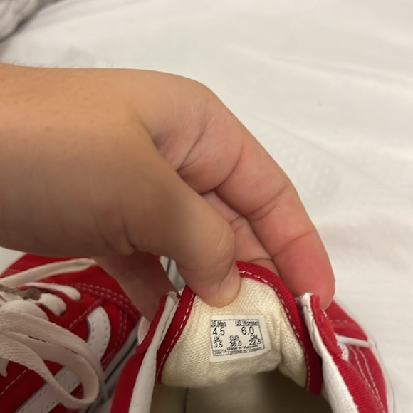 Red Vans - Picture 4 of 4